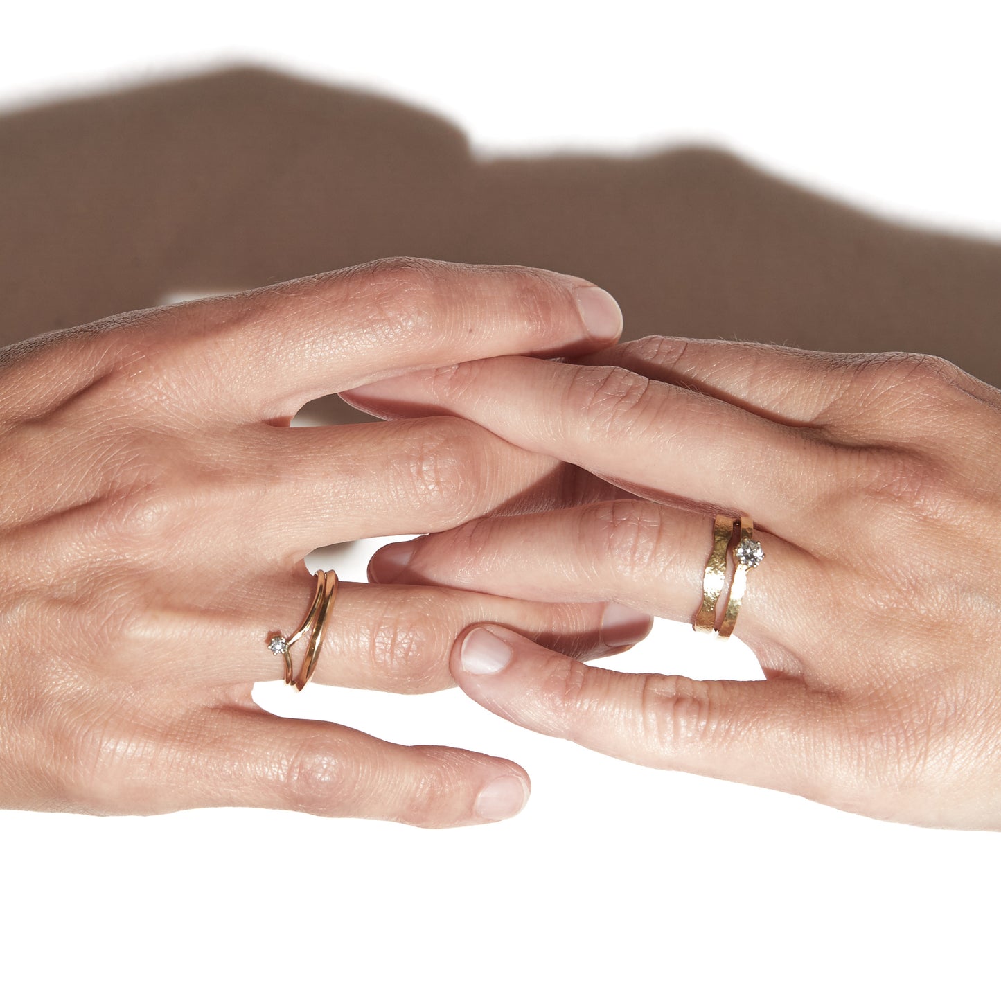 Ring "Flying diamond"