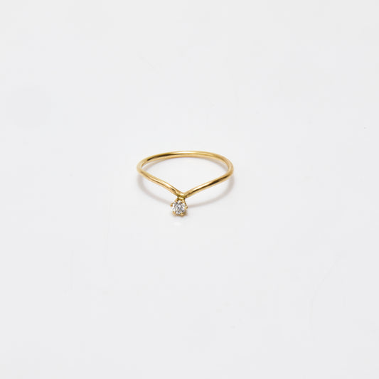 Ring "Flying diamond"